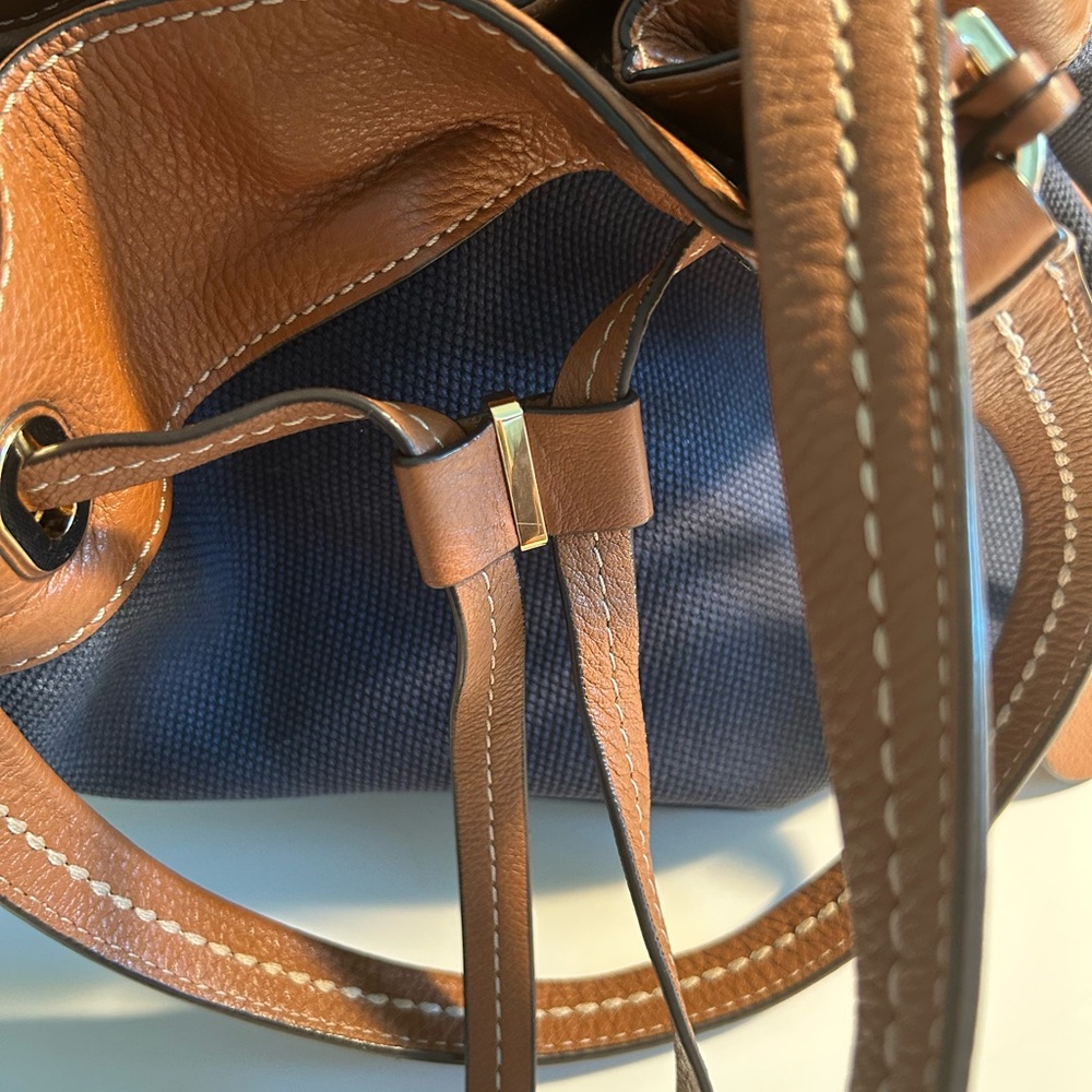 Michael Kors Brand New Bag Navy Blue and Tan - Picture 10 of 10